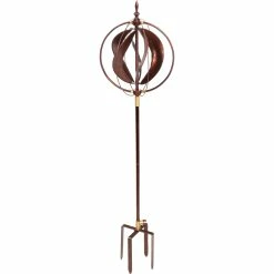 Coupon 😍 Evergreen Copper Sphere 48 In. Hydro Wind Spinner 👏