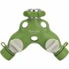 Promo ⭐ Martha Stewart Collection 2 Way Metal Garden Hose Tap Adapter Y Splitter 🥰