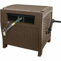 Outlet 👏 Suncast Slide Trak Wicker Hose Hideaway 🤩