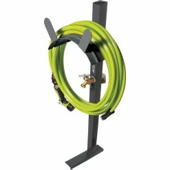 Cheap 😍 Sun Joe Aqua Joe SJ-SHSBB-GRY Garden Hose Stand With Brass Faucet 🥰