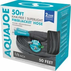 Brand new 🧨 Sun Joe Aqua Joe AJFJH50-58-PRO Ultra Flexible Kink Free Fiberjacket Garden Hose 50 Ft. ⭐