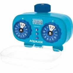 Top 10 ⌛ Sun Joe Aqua Joe AJ-ET2Z 2-Zone Electronic Water Timer, Customizable Programs 😍
