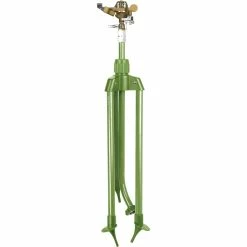 New ⌛ Martha Stewart Collection Heavy Duty Brass Impulse Sprinkler With Metal Tripod ⌛