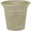 Cheap 👍 Suncast Langston Round Sand Blow Molded Resin Planter 🤩