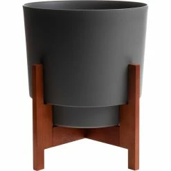Cheapest 🎁 Bloem Hopson 14 In. Planter With Metal Stand ✨