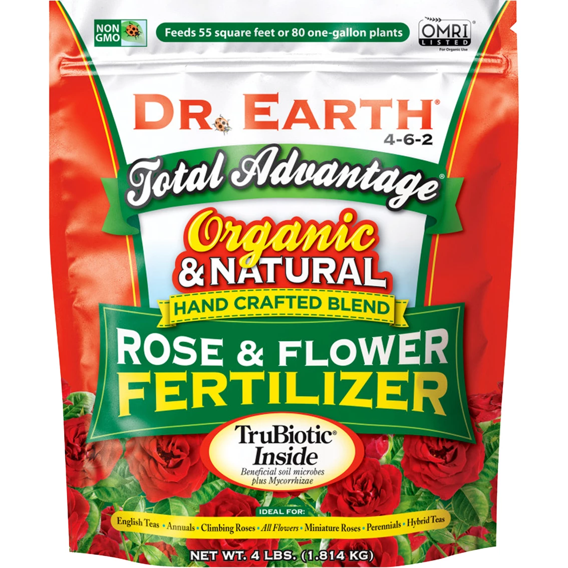 Outlet 💯 Penn Dr. Earth Total Advantage Organic Rose And Flower Fertilizer 4 Lb. ✔️ 1 Outlet 💯 Penn Dr. Earth Total Advantage Organic Rose And Flower Fertilizer 4 Lb. ✔️