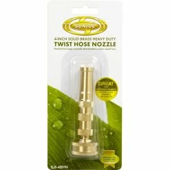 Flash Sale ✔️ Snow Joe Sun Joe Heavy Duty Twist Hose Nozzle Solid Brass 4 In. ❤️