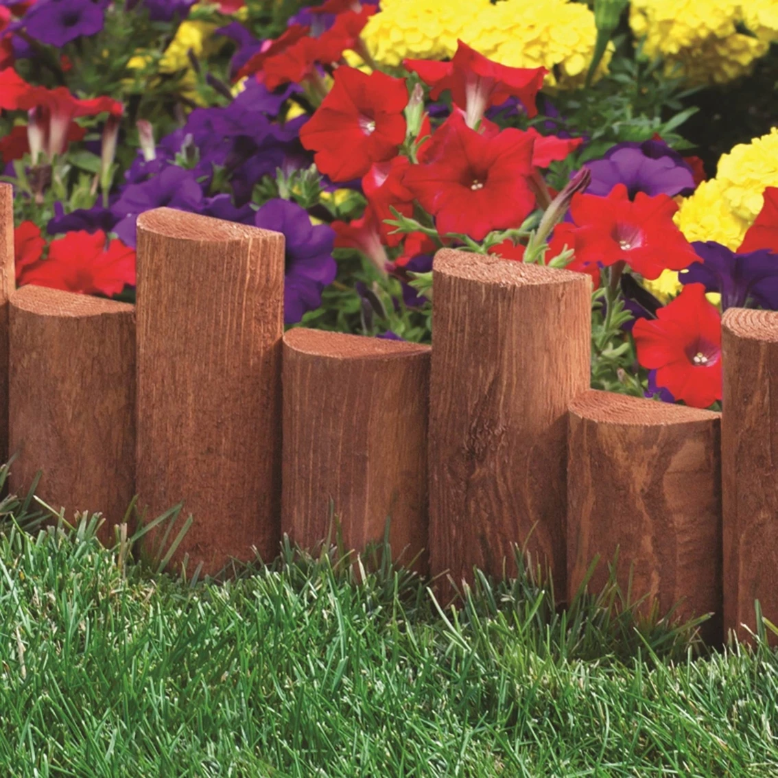 Best Pirce โจ Greenes Fence Company Staggered Half Log Edging ๐งจ 2 Best Pirce โจ Greenes Fence Company Staggered Half Log Edging ๐งจ - Image 2