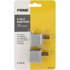 Discount ๐ Prime Wire & Cable 3 To 2 Grounding Adapter 2 Pk. ๐คฉ