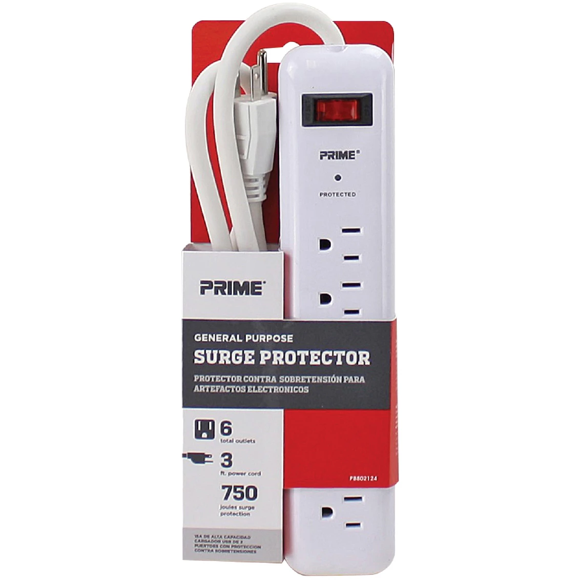 Cheapest โจ Prime Wire & Cable 6 Outlet 750 Joule Surge Protector With 3 Ft. Power Cord ๐ 1 Cheapest โจ Prime Wire & Cable 6 Outlet 750 Joule Surge Protector With 3 Ft. Power Cord ๐