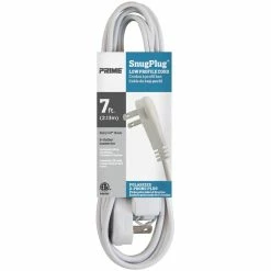Promo 👏 Prime Wire & Cable 7 Ft. SnugPlug 3 Outlet Household Extension Cord ⭐