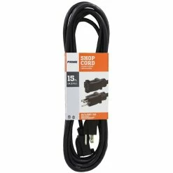 Discount ๐ Prime Wire & Cable 15 Ft. 16/3 SJTW Workshop Extension Cord ๐คฉ