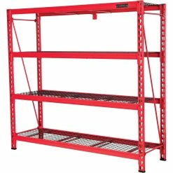 Brand new ⌛ Craftsman 4-Shelf Industrial Storage Rack, 77 In. Wide X 72 In. High X 2 In. Deep 🤩
