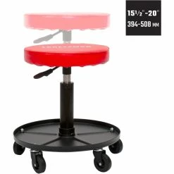 Flash Sale 🎁 Craftsman Adjustable Height Rolling Creeper Stool With Storage Tray 👏 -patio garden garage shop unnamed file 631