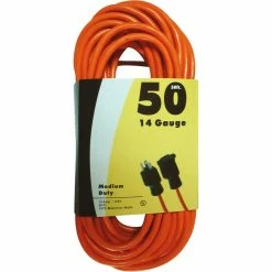 Promo 😉 Exchange Medium Duty 14 Ga. 50 Ft. Extension Cord 🔥