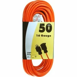 Budget 🔥 Exchange Light Duty 16 Ga. 50 Ft. Extension Cord 💯