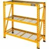 Wholesale ⌛ DeWalt 4 Ft. Tall 3 Shelf Steel Wire Deck Industrial Storage Rack 🔥