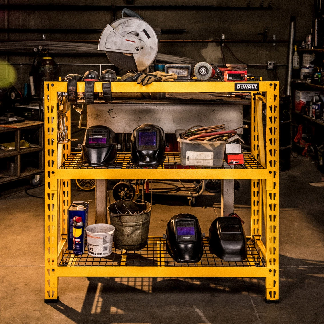 Wholesale ⌛ DeWalt 4 Ft. Tall 3 Shelf Steel Wire Deck Industrial Storage Rack 🔥 2 Wholesale ⌛ DeWalt 4 Ft. Tall 3 Shelf Steel Wire Deck Industrial Storage Rack 🔥 - Image 2