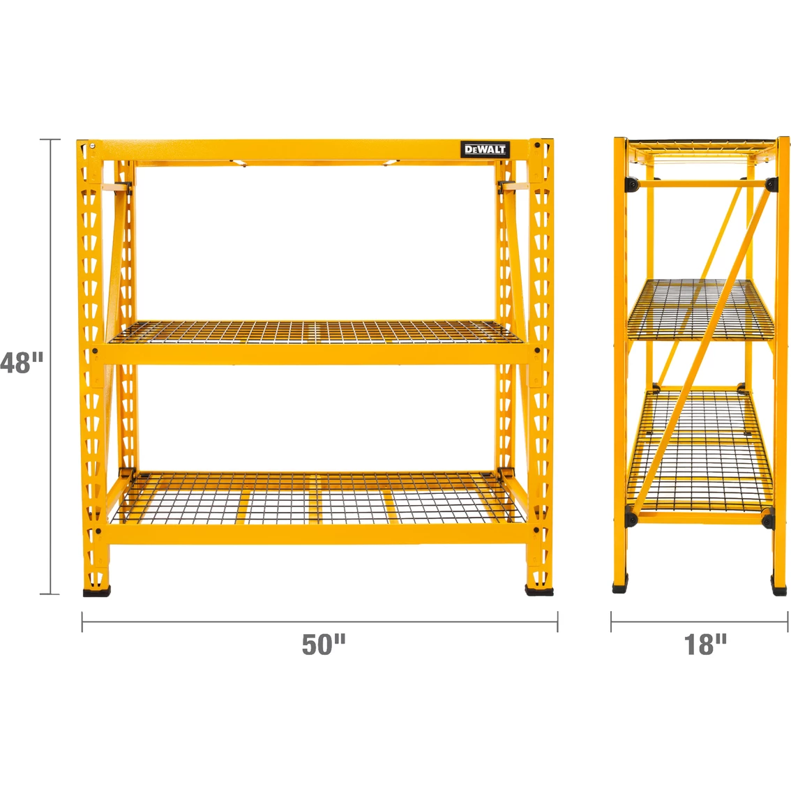 Wholesale ⌛ DeWalt 4 Ft. Tall 3 Shelf Steel Wire Deck Industrial Storage Rack 🔥 9 Wholesale ⌛ DeWalt 4 Ft. Tall 3 Shelf Steel Wire Deck Industrial Storage Rack 🔥 - Image 9