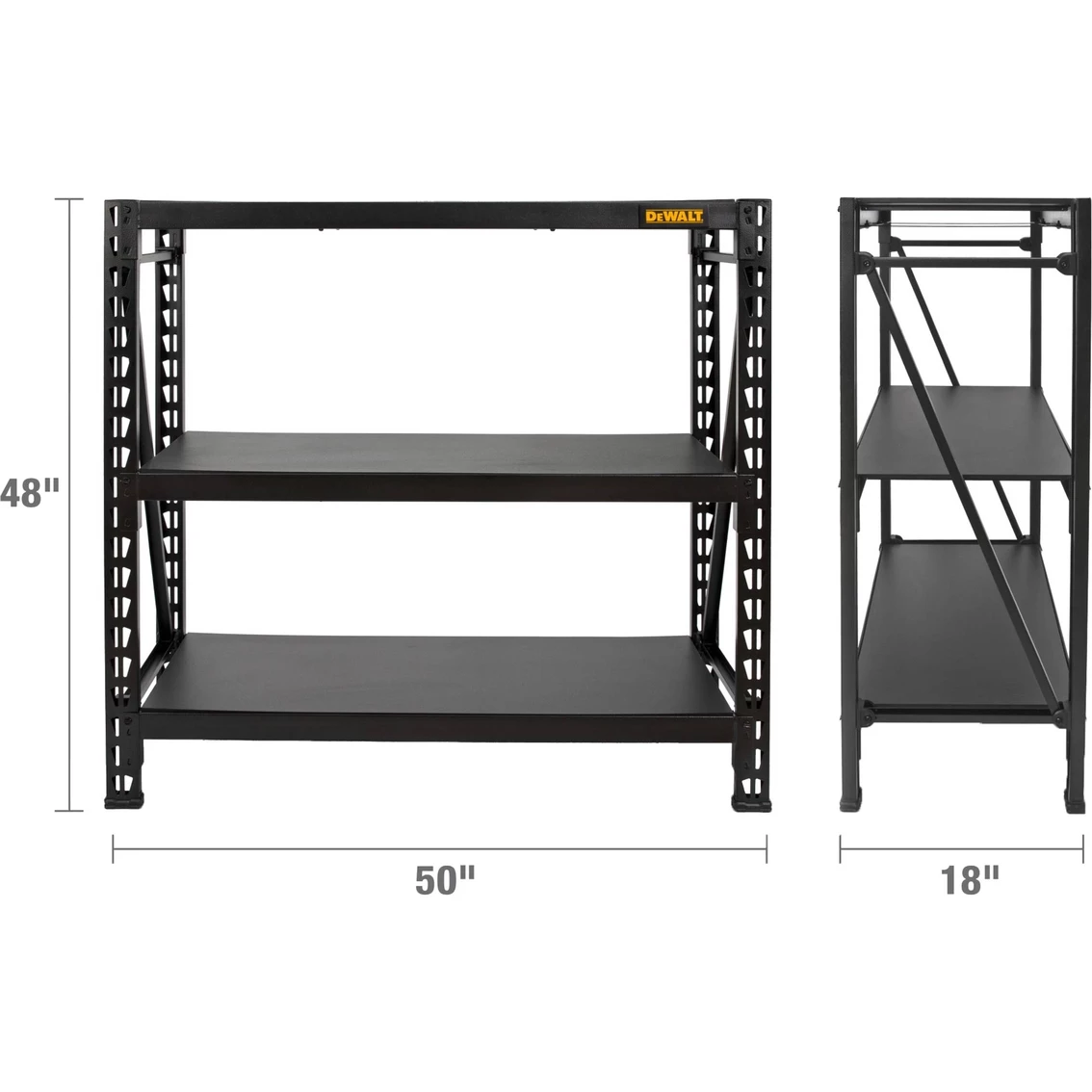 Top 10 ๐ DeWalt 4 Ft. Tall, Black Frame 3 Shelf Industrial Storage Rack ๐ 7 Top 10 ๐ DeWalt 4 Ft. Tall, Black Frame 3 Shelf Industrial Storage Rack ๐ - Image 7
