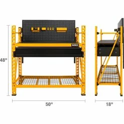 Hot Sale 💯 DeWalt 2 Shelf Industrial 4 Ft. Storage Rack Work Station Kit ✨ -patio garden garage shop unnamed file 736