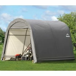 Budget ✔️ ShelterLogic 10 X 10 X 8 Ft. Roundtop Shed-in-a-Box 🧨 -patio garden garage shop unnamed file 754