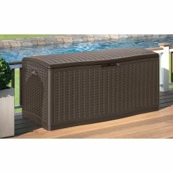 Coupon 🧨 Suncast Herringbone Extra Large Deck Box 🔥 -patio garden garage shop unnamed file 771