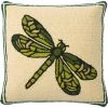 Promo 🥰 Evergreen Indoor/Outdoor Hooked Pillow, Dragonfly 18 In. X 18 In. 🛒