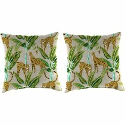 Best Sale 👍 Jordan Manufacturing 18 In. Square Outdoor Toss Pillow 2 Pk. 🎁 -patio garden garage shop unnamed file 825