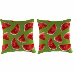 Best Sale 👍 Jordan Manufacturing 18 In. Square Outdoor Toss Pillow 2 Pk. 🎁 -patio garden garage shop unnamed file 829