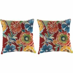 Best Sale 👍 Jordan Manufacturing 18 In. Square Outdoor Toss Pillow 2 Pk. 🎁 -patio garden garage shop unnamed file 835