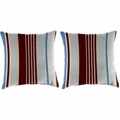 Best Sale 👍 Jordan Manufacturing 18 In. Square Outdoor Toss Pillow 2 Pk. 🎁 -patio garden garage shop unnamed file 836