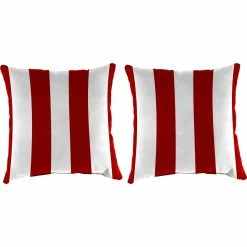 Best Sale 👍 Jordan Manufacturing 18 In. Square Outdoor Toss Pillow 2 Pk. 🎁 -patio garden garage shop unnamed file 846